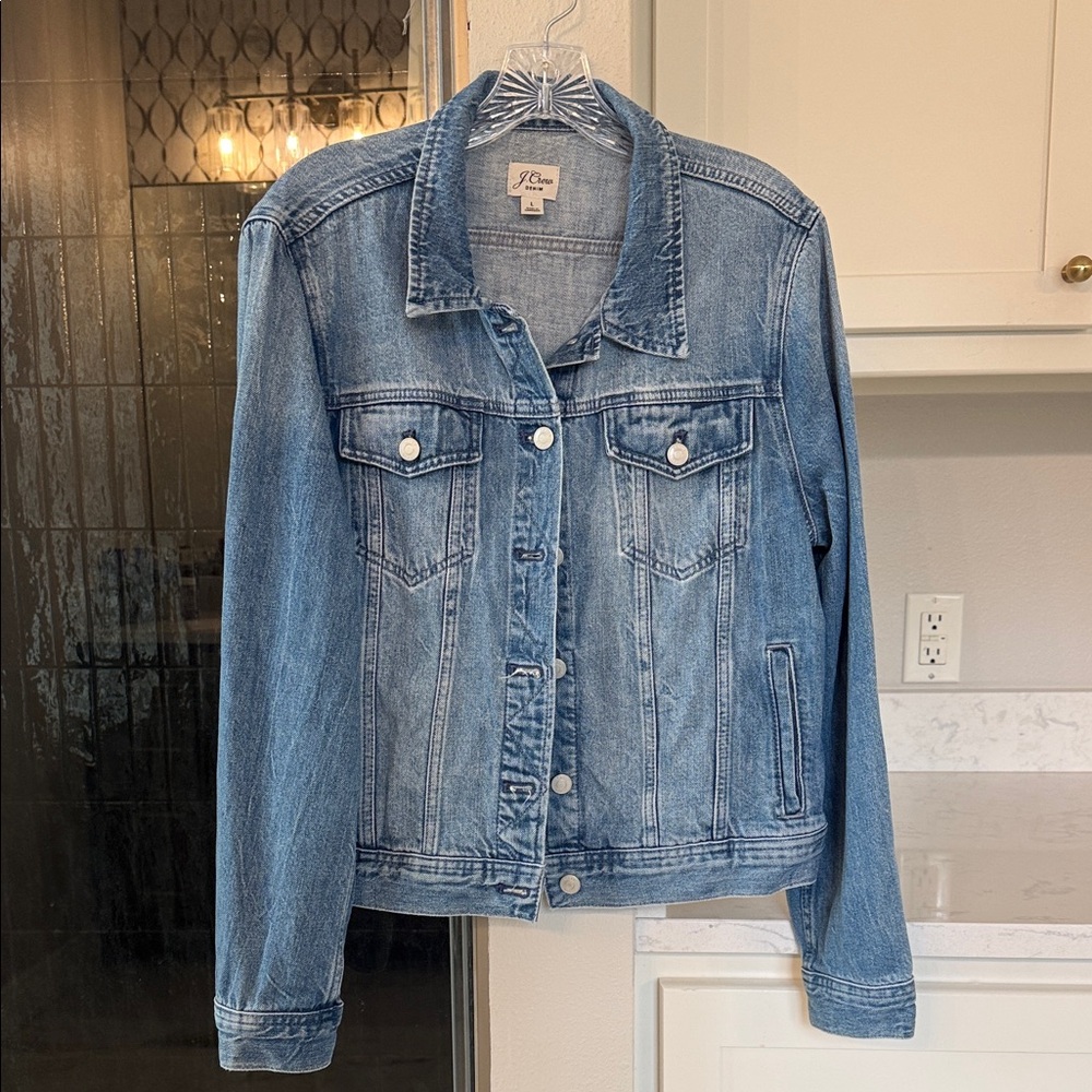 J. Crew Light Blue Denim Jean Jacket